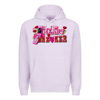 Lilac heart breaker Premium Hoodie - FaDigitalArtStudio