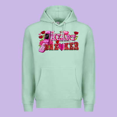 Heart Breaker Premium Hoodie Designed By Fadigitalartstudio