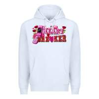 White heart breaker Premium Hoodie - FaDigitalArtStudio