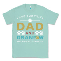 Seafoam i have two titles dad and grandpa Classic Tee - Bettercallsaul