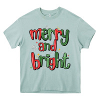 Arona merry and bright Heavy Core Tee - MaliasSmallBusiness