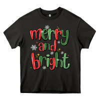 Asphalt merry and bright Heavy Core Tee - MaliasSmallBusiness