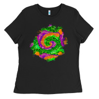 Black halloween patch  1 Ladies Tee - BundleAndBundleShop