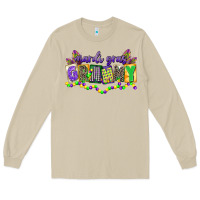Mushroom mardi gras grammy Long Sleeve Tee - CowGirlArtShop