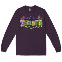 Plum mardi gras grammy Long Sleeve Tee - CowGirlArtShop