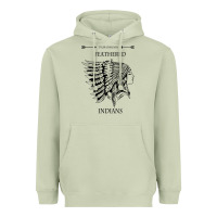 Matcha A Feathered indians tyler darling childers art gift for fans Heavyweight Hoodie - tuanDangUi