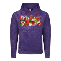 Cloud Purple Christmas coffee cups Vintage Hoodie - texasbilliewilder