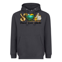 Smoke Peace Love Ducks Heavyweight Hoodie - LillyAllenDesigns