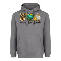 Storm Peace Love Ducks Heavyweight Hoodie - LillyAllenDesigns