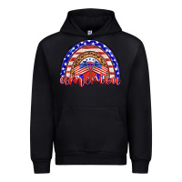 Black america rainbow Urban Hoodie - BarkalooDesign