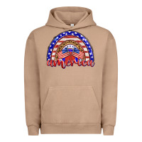 Pigment Burro america rainbow Urban Hoodie - BarkalooDesign