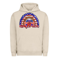 Pigment French Oak america rainbow Urban Hoodie - BarkalooDesign
