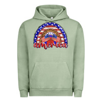 Pigment Oil Green america rainbow Urban Hoodie - BarkalooDesign