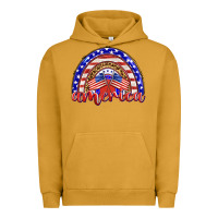 Pigment Peanut Butter america rainbow Urban Hoodie - BarkalooDesign