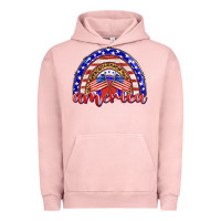 Pigment Salmon america rainbow Urban Hoodie - BarkalooDesign