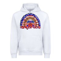 White america rainbow Urban Hoodie - BarkalooDesign