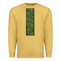 Antique Gold zebra Premium Sweatshirt - LillyAllenDesigns