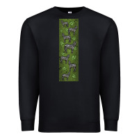Black zebra Premium Sweatshirt - LillyAllenDesigns