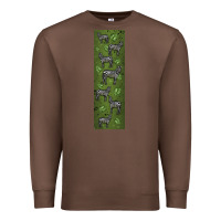 Chestnut zebra Premium Sweatshirt - LillyAllenDesigns