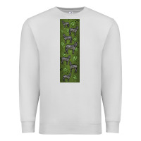 Dove Grey zebra Premium Sweatshirt - LillyAllenDesigns