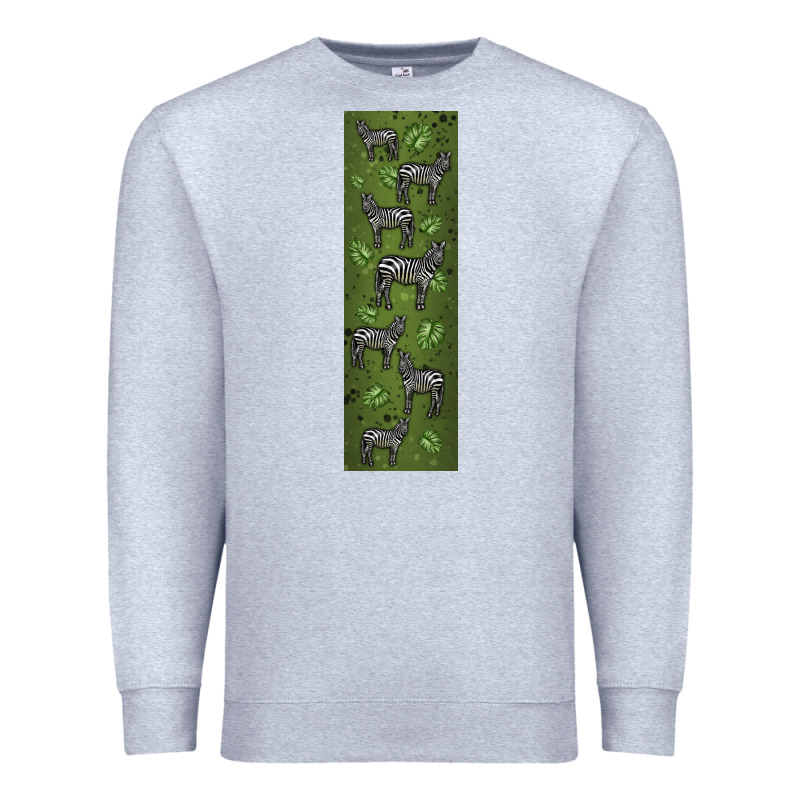 Zebra Premium Sweatshirt by LillyAllenDesigns | Teevron