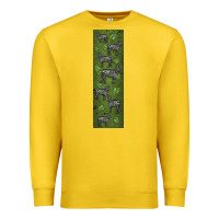 Lemon zebra Premium Sweatshirt - LillyAllenDesigns