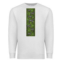 Oatmeal Heather zebra Premium Sweatshirt - LillyAllenDesigns