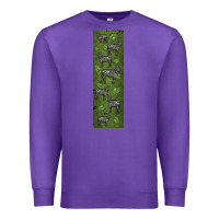 Purple zebra Premium Sweatshirt - LillyAllenDesigns