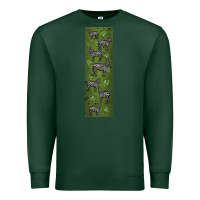 Sports Green zebra Premium Sweatshirt - LillyAllenDesigns