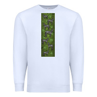 White zebra Premium Sweatshirt - LillyAllenDesigns