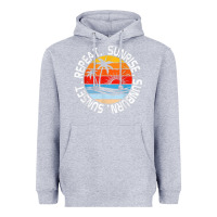 Heather Grey sunrise sunburn sunset repeat retro vintage gift vacation t shirt Heavyweight Hoodie - tuanDangUi