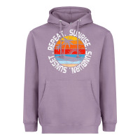 Lavender sunrise sunburn sunset repeat retro vintage gift vacation t shirt Heavyweight Hoodie - tuanDangUi