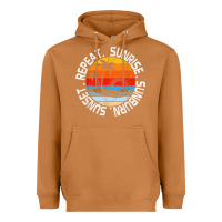 Meerkat sunrise sunburn sunset repeat retro vintage gift vacation t shirt Heavyweight Hoodie - tuanDangUi