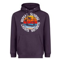 Plum sunrise sunburn sunset repeat retro vintage gift vacation t shirt Heavyweight Hoodie - tuanDangUi