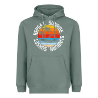Sage sunrise sunburn sunset repeat retro vintage gift vacation t shirt Heavyweight Hoodie - tuanDangUi