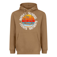 Toasted Coconut sunrise sunburn sunset repeat retro vintage gift vacation t shirt Heavyweight Hoodie - tuanDangUi