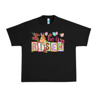 Black He is risen Urban Heavy Tee - NancyCooperArtShop