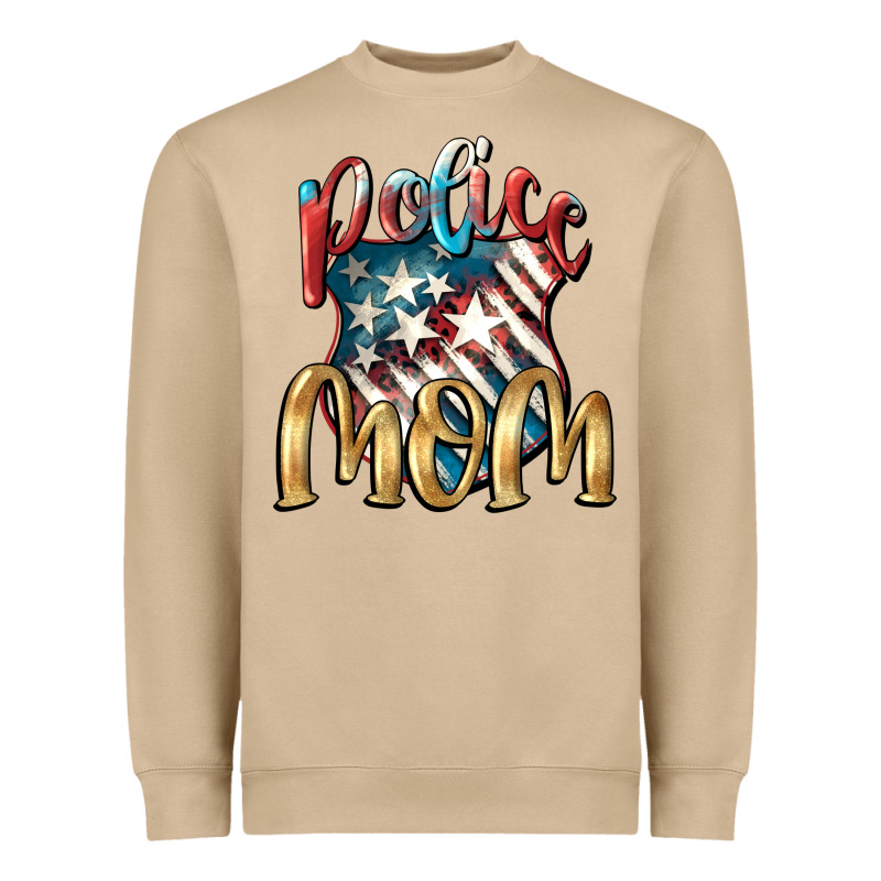 Police Mom Heavyweight Sweatshirt by FaDigitalArtStudio | Teevron