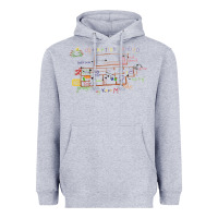 Heather Grey operation ho ho ho Heavyweight Hoodie - tuanDangUi