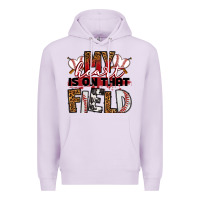 Lilac my heart is on that field baseball Premium Hoodie - RanaPortraitStore