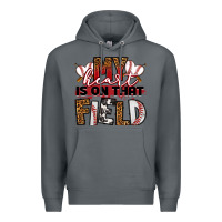 Rock my heart is on that field baseball Premium Hoodie - RanaPortraitStore