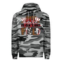 Slate Camo my heart is on that field baseball Premium Hoodie - RanaPortraitStore