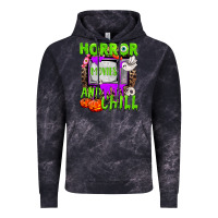 Cloud Black Horror movies and chill Vintage Hoodie - NancyCooperArtShop