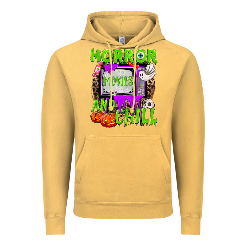 Horror Movies And Chill Vintage Hoodie by NancyCooperArtShop | Teevron
