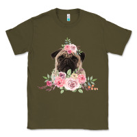Army Green Pug Classic Tee - Bettercallsaul