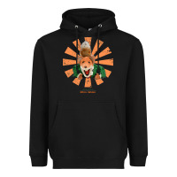 Black basil brush retro japanese Heavyweight Hoodie - tuanDangUi