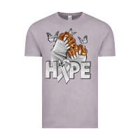 Vintage Zinc hope white ribbon lung cancer nails Vintage Tee - NancyCooperArtShop