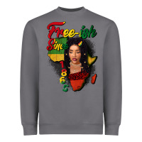 Storm Free-ish since 1865 black woman Heavyweight Sweatshirt - FaDigitalArtStudio
