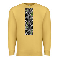 Antique Gold zebra Premium Sweatshirt - LillyAllenDesigns