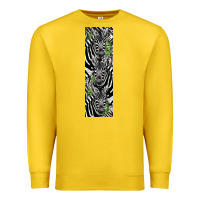 Lemon zebra Premium Sweatshirt - LillyAllenDesigns